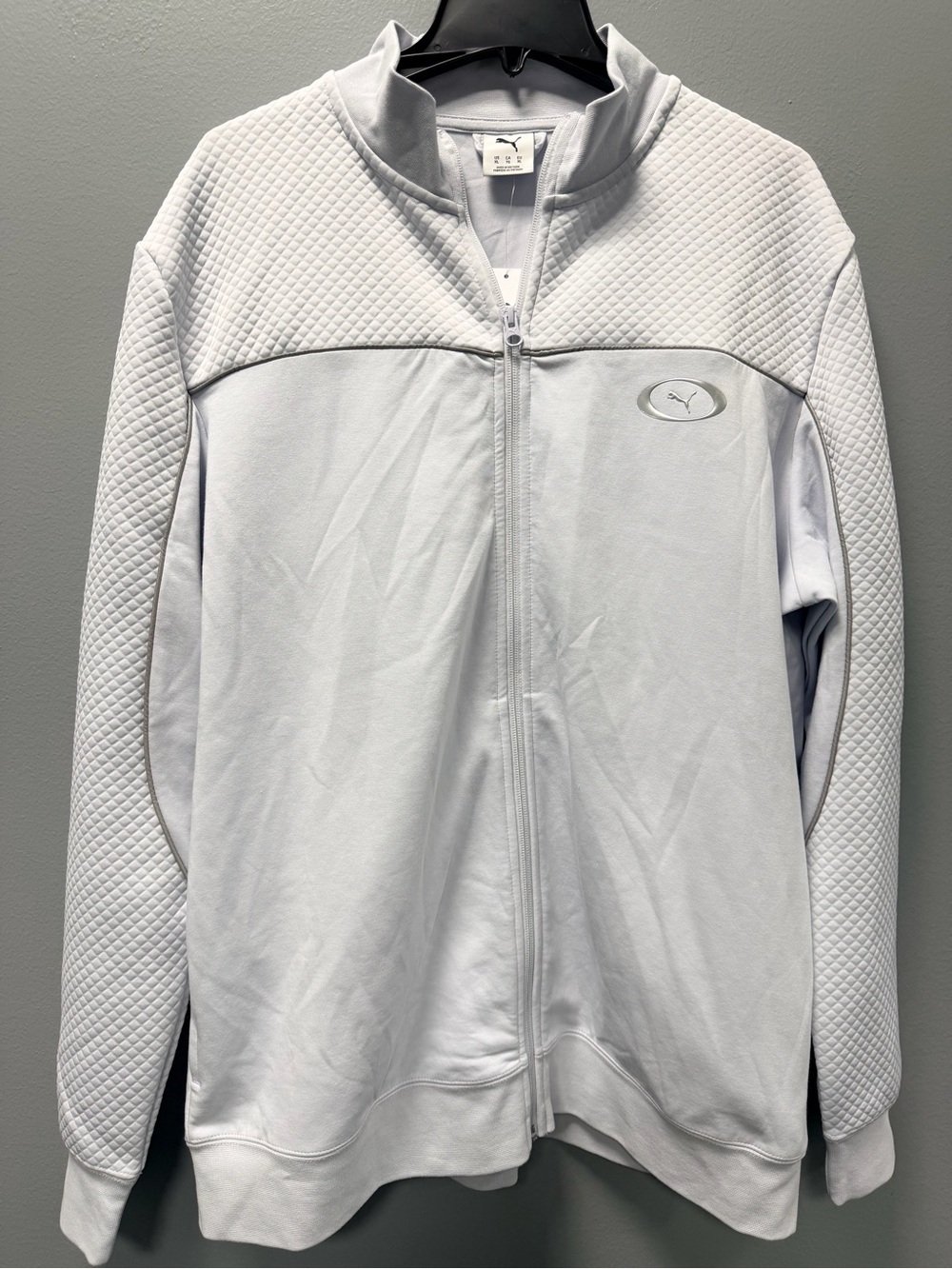 NWT PUMA Sport Track Jacket Men’s XL Silver Mist Full Zip